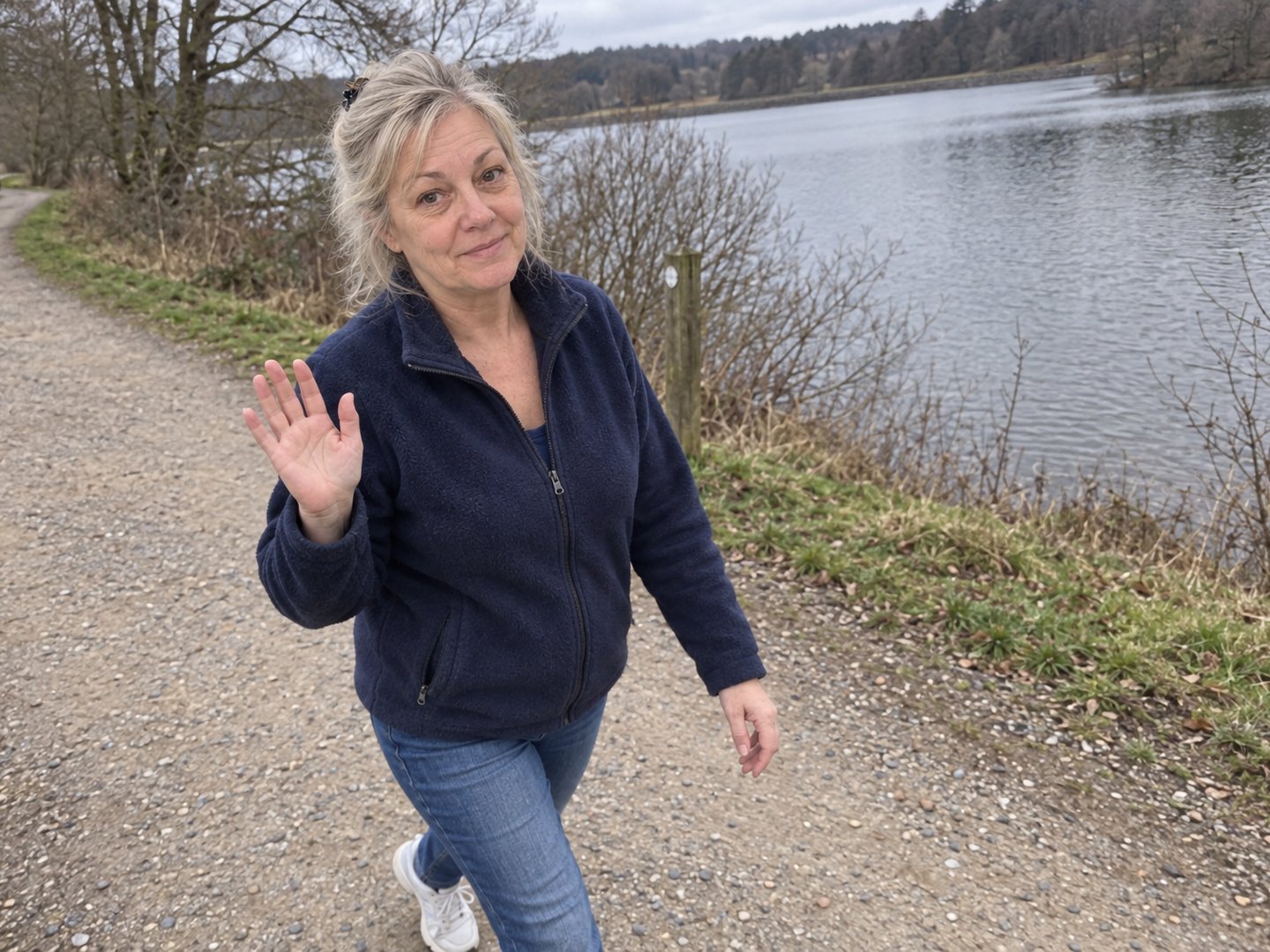 Day 14: 'the loop at the reservoir, 2.1 miles… We did the whole thing.'