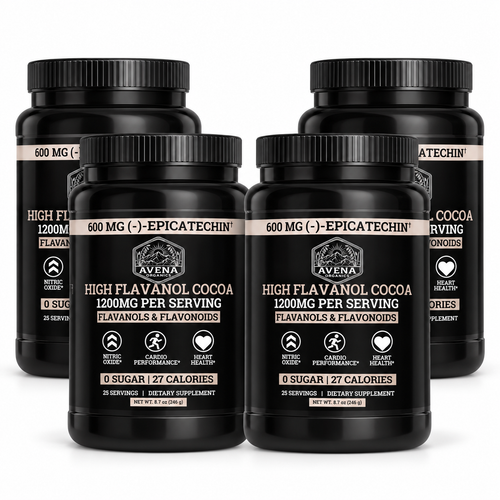 4 Bottles of High Flavanol Coaoa