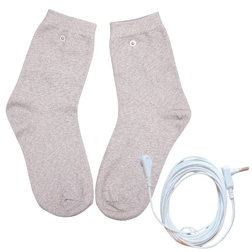 Avena EarthCircuit grounding socks with conductive silver fibers