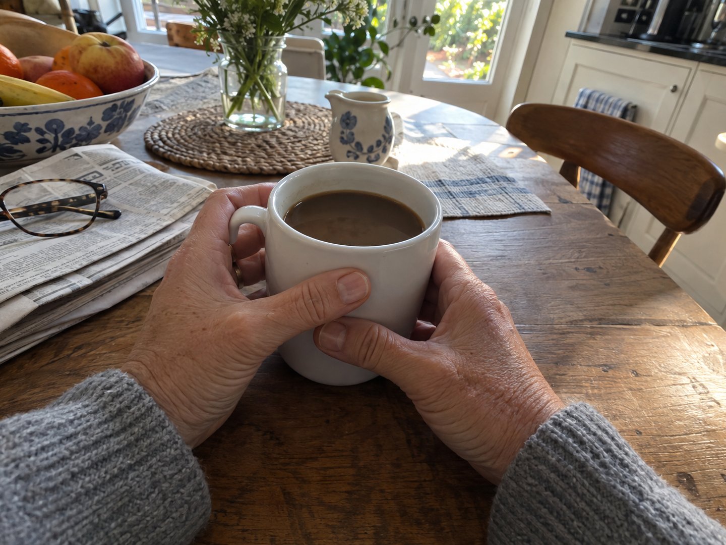 Day 3: 'my hands go from paper-white to normal-person pink, and it holds through lunch.'
