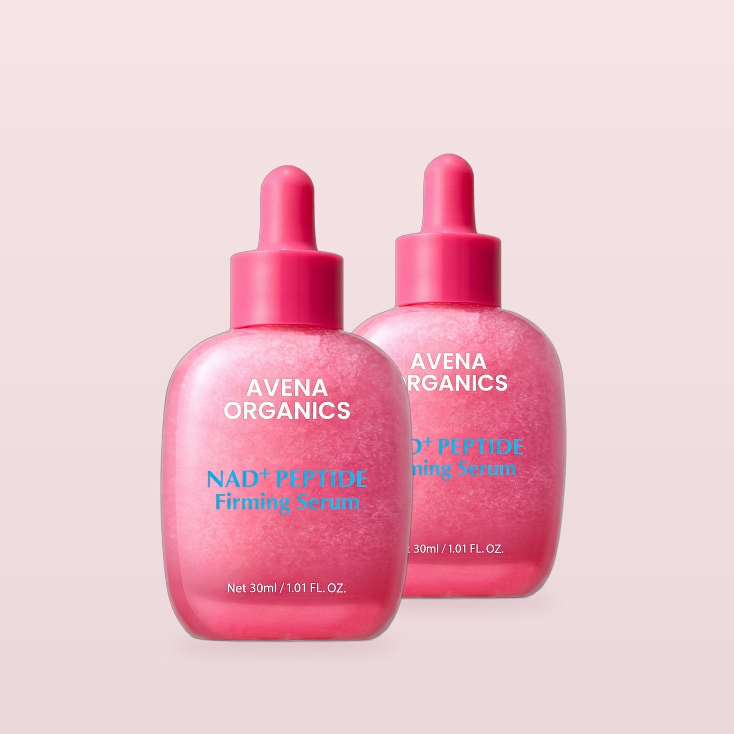 Two bottles of Avena NAD+ Peptide Serum
