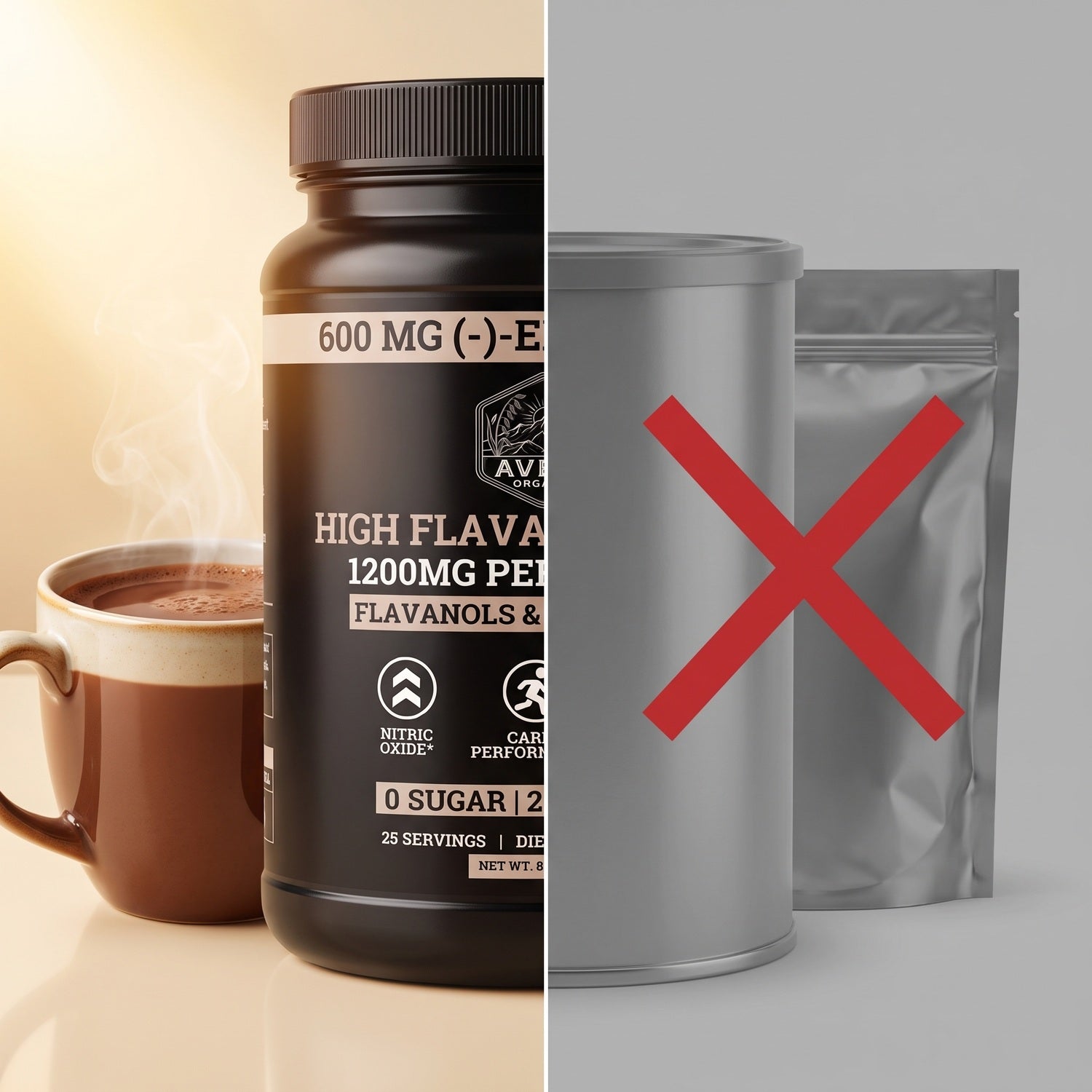 Avena versus regular cocoa