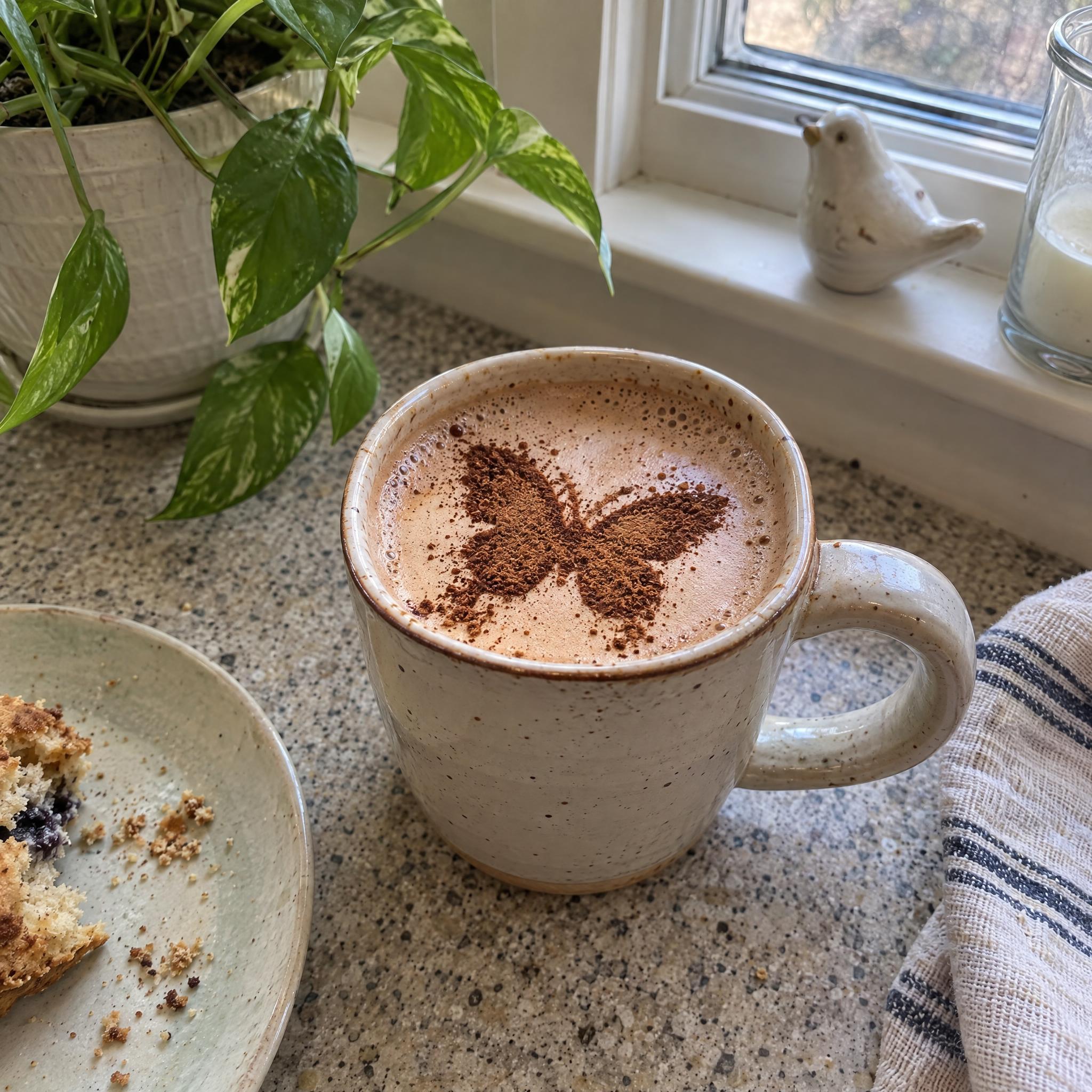 Home cafe coffee moment