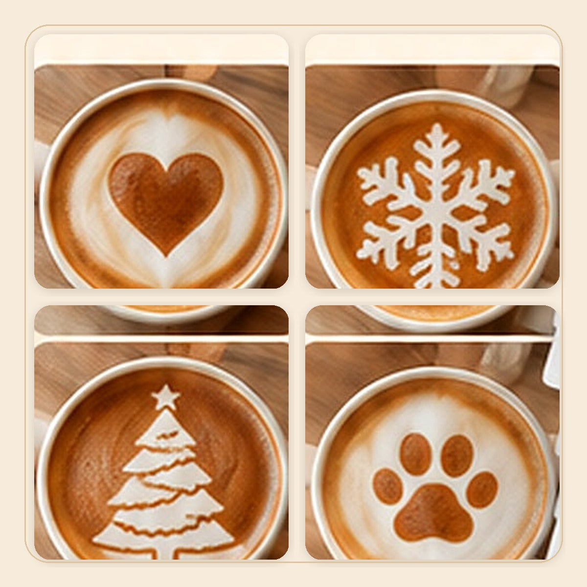 Latte art design ideas