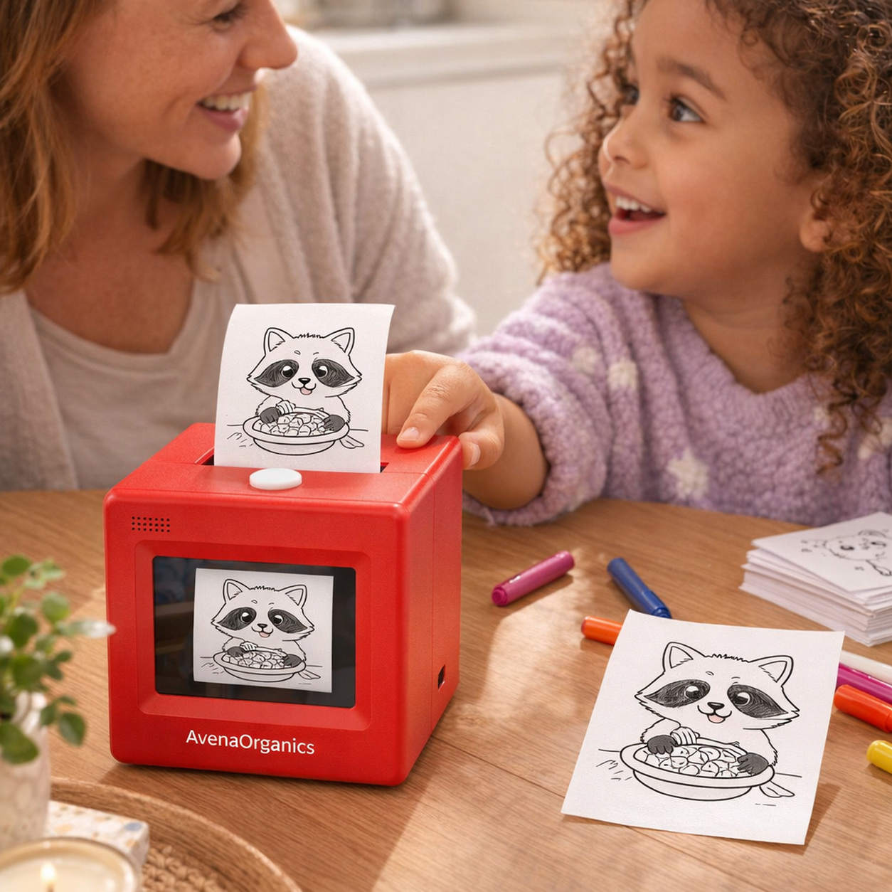 Oddly Fun Sticker Printer club scene: After-school